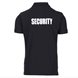 Security Polo T-Shirt Sort