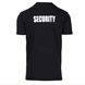 Security T-Shirt - Sort