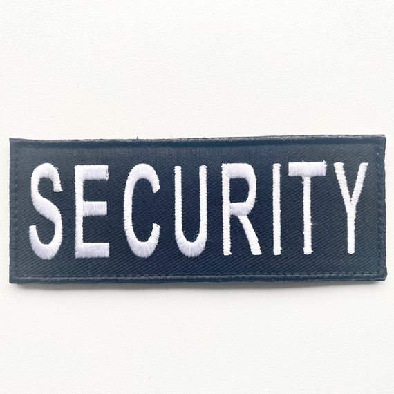 Security velcro mærke - 12 x 4,5cm
